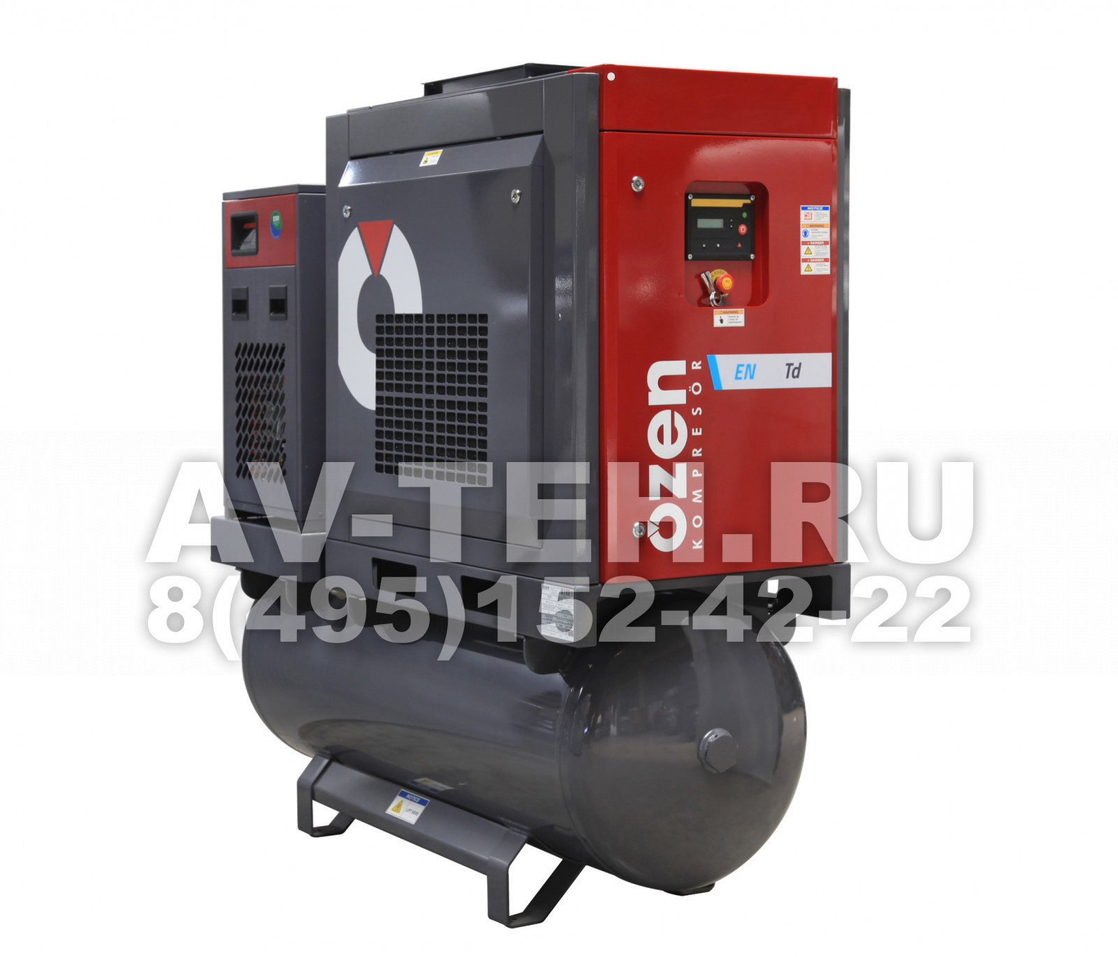 Винтовой компрессор OZEN EN 7 TD 500 L 10 BAR