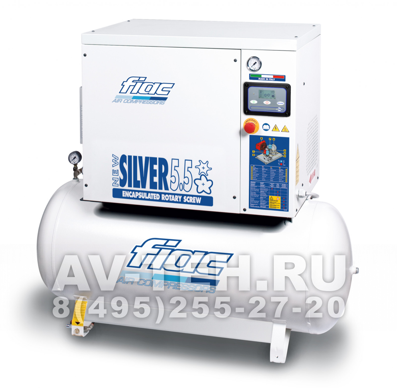 Винтовой компрессор FIAC NEW SILVER 5,5/200 8