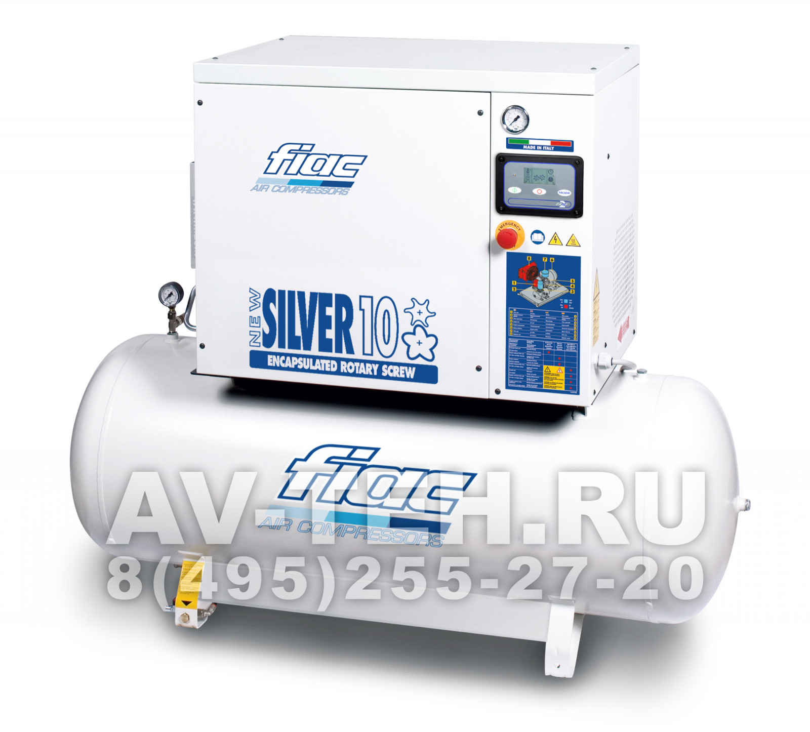 Винтовой компрессор FIAC NEW SILVER 10/500 8 Винтовой компрессор FIAC NEW SILVER 10/500 8