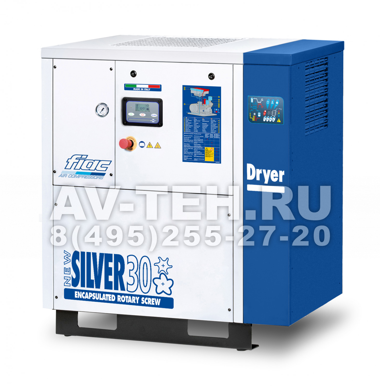 Винтовой компрессор FIAC NEW SILVER D 30 13 Винтовой компрессор FIAC NEW SILVER D 30 13
