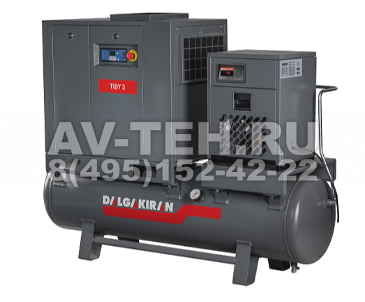 Винтовой компрессор Dalgakiran TIDY 3-7-250D  Compact