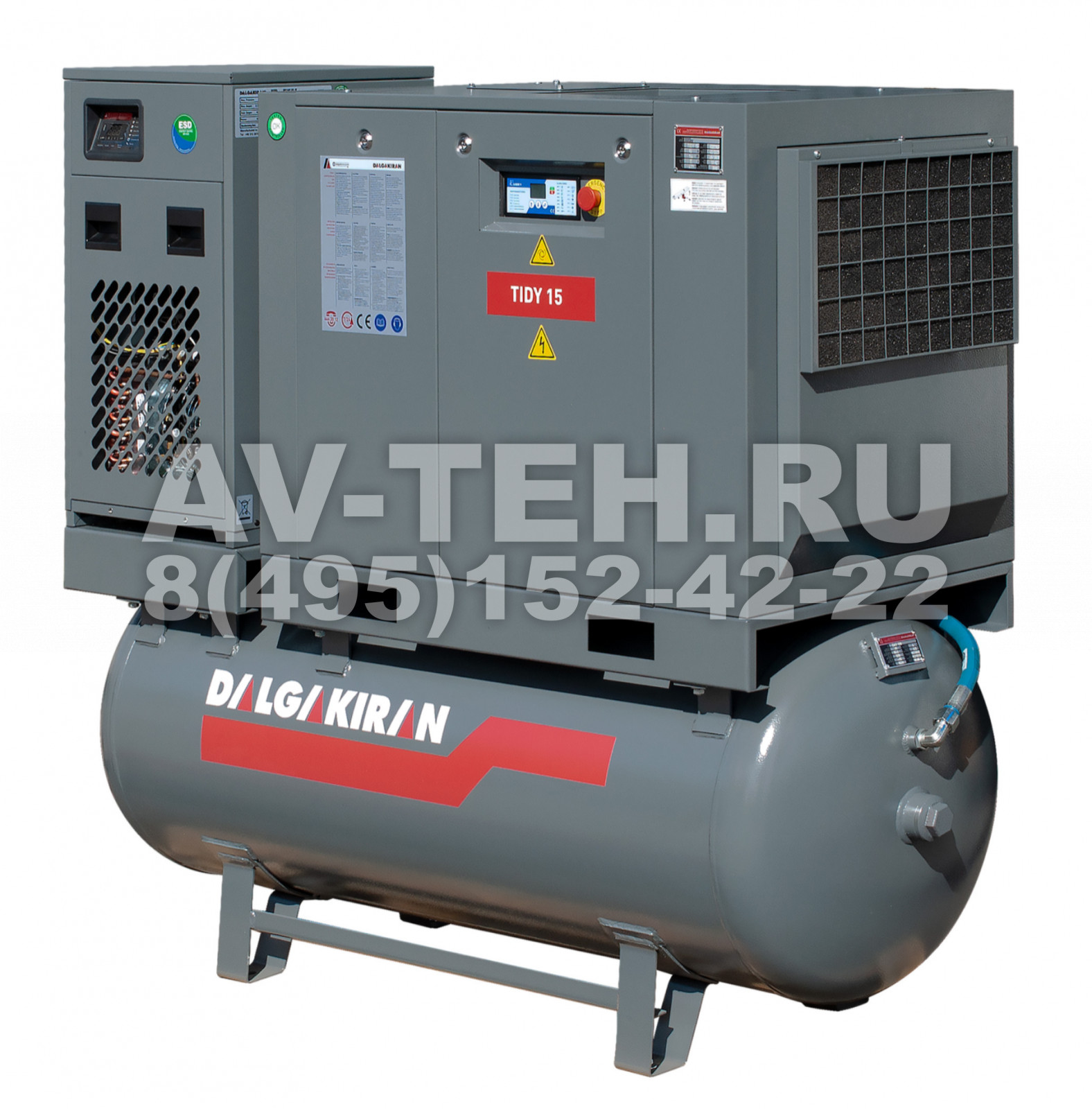 Винтовой компрессор Dalgakiran TIDY 15-7-500D  Compact