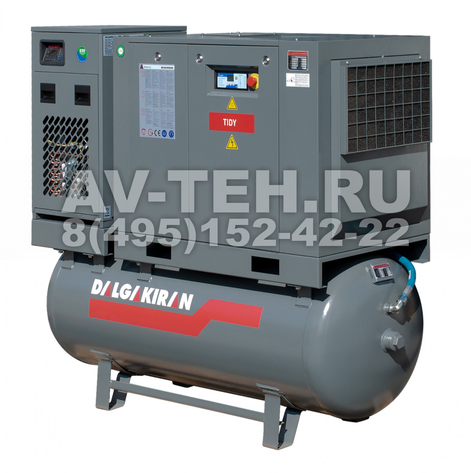 Винтовой компрессор Dalgakiran TIDY 20-13-500D  Compact