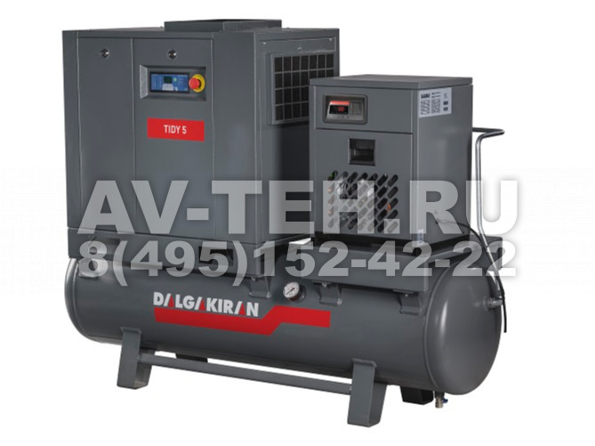 Винтовой компрессор Dalgakiran TIDY-N 5-10-250D  Compact